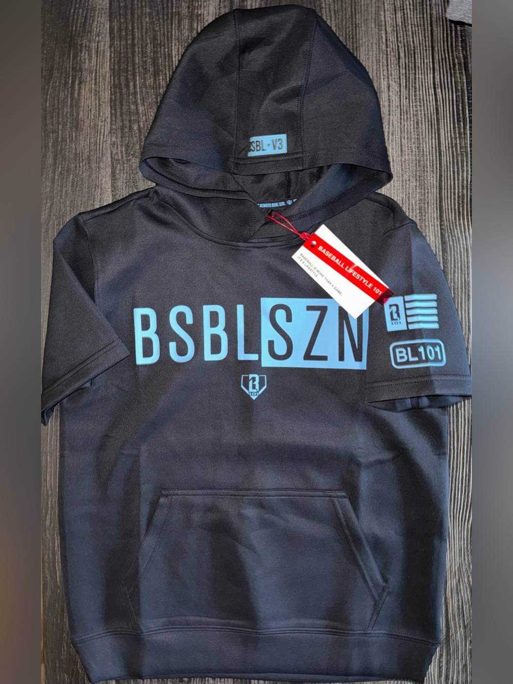Baseball Lifestyle - BSBL - SZN V3 Short Sleeve Hoodie